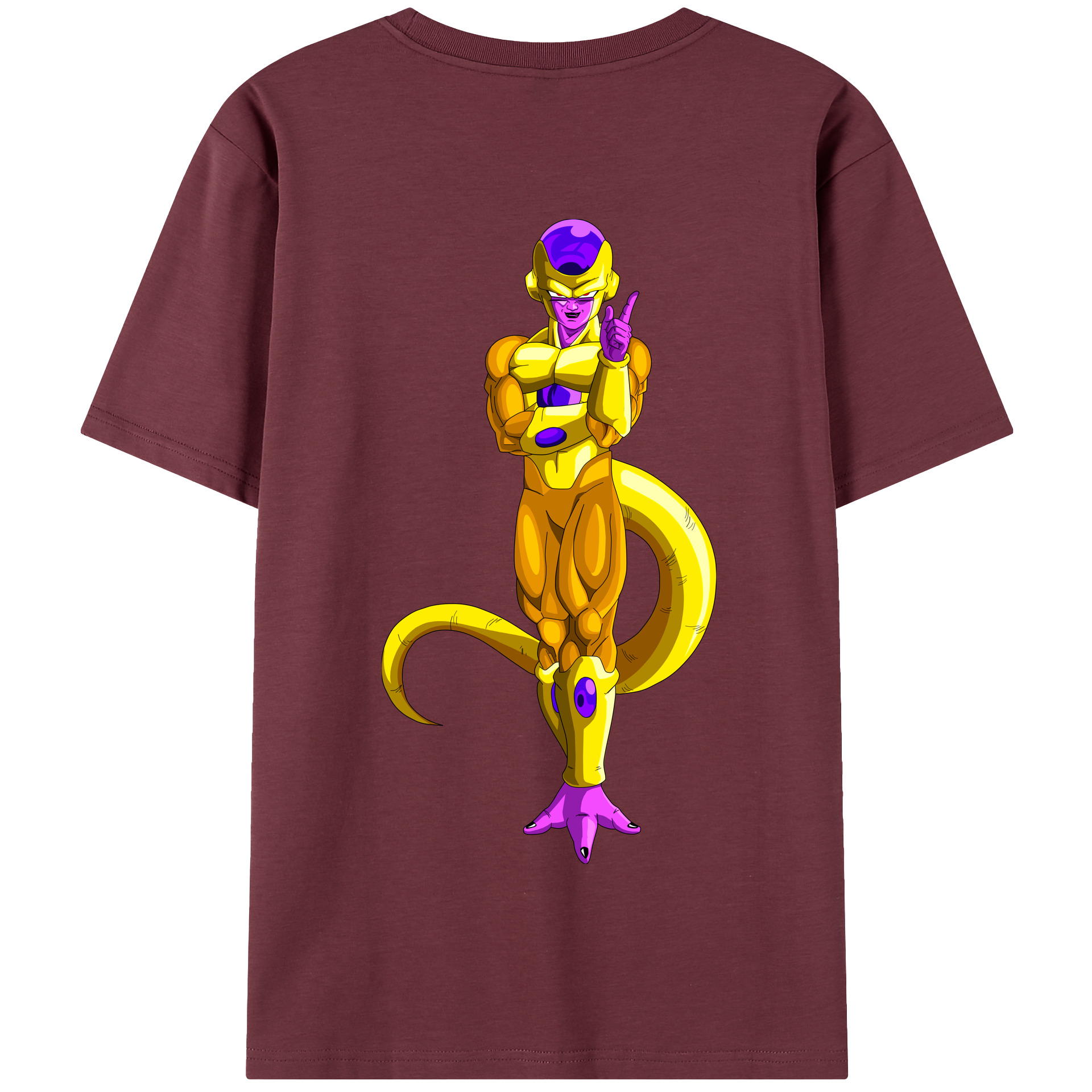 （画像用） ドラゴンボール フリーザ DRAGON BALL Frieza 綿100％半袖Tシャツ（背面プリント）